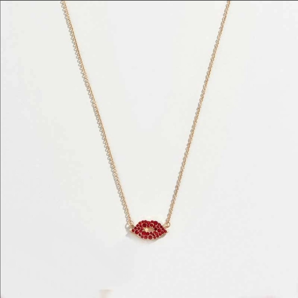 Red Rhinestone Lips absolutely divine and shine - Picture 4 of 7